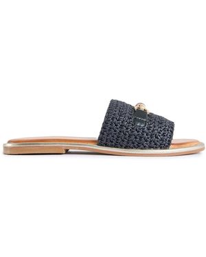 Sole Ldn Blake Slide Sandals - White
