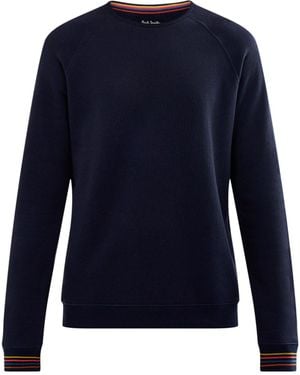 Paul Smith Top Long Sleeves Artist Rib - Blue