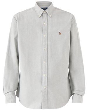 Ralph Lauren Custom Fit Oxford Shirt - Grey
