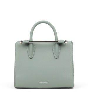 Strathberry Mini Leather Tote Bag - Green