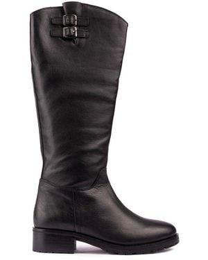 Sole Gabby Knee High Boots - Black