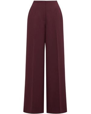 Forever New Lee Wide Leg Trousers - Purple