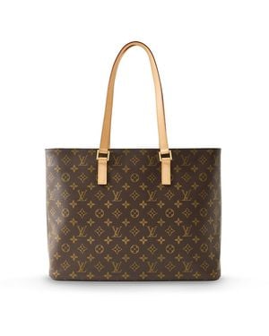 Le Prix Louis Vuitton Monogram Luco Tote Bag - Brown