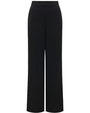Forever New Women's Dara Stripe Wide Leg Trousers - Black