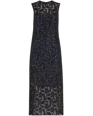 Whistles Women's Floral Sequin Lyra Dress - Black