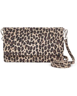 Marlon Mini Sally Suede Pochette Bag - White