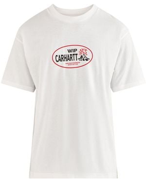 Carhartt Harlequin Bbq T-Shirt - White