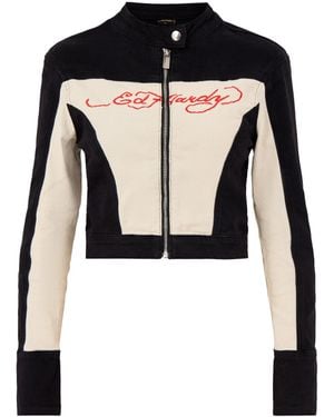 Ed Hardy Fitted Jacket - Black