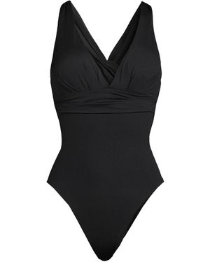 Seafolly Women's Collective Cross Back One Piece Swimsuit - Black