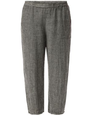 Grizas Bubble Cropped Tweed Pant - Grey