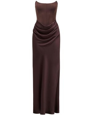 Forever New Isra Strapless Maxi Dress - Purple