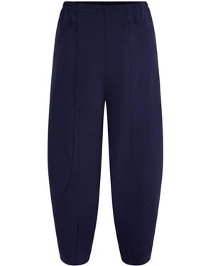 Sahara Ponte Bubble Trouser Jeans - Blue