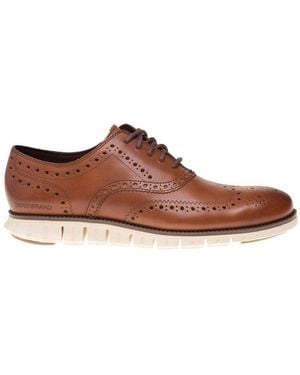 Cole Haan Zerogrand Wing Ox Shoes Tan - Brown