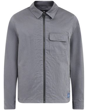 Paul Smith Technical Harrington Jacket - Grey