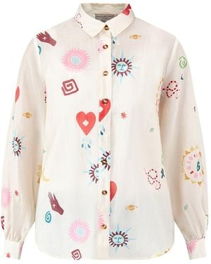 Never Fully Dressed Morocco Charms Marley Shirt - White