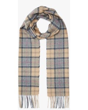 Barbour Tartan Scarf - White