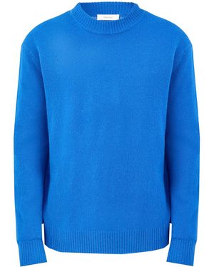 SELECTED Relaxed Knit Jumper - Blue
