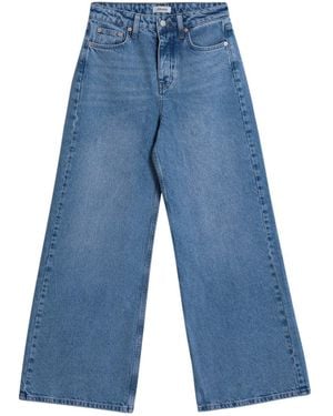Albaray Full Length Wide Length Jeans - Blue