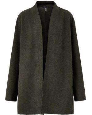 Eileen Fisher High Collar Jacket - Black