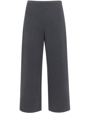 Whistles Women's Camilla Wide Leg Trouser - Grey