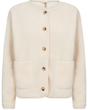 Soya Concept Onyx Teddy Jacket - Natural