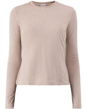 Varley Edna Long Sleeve Fitted Tee - Natural