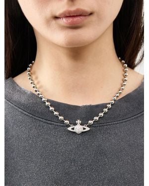 【Vivienne Westwood】Thames Mini Bath Relief Choker Necklace Rent an Authentic $240 Vivienne Westwood Mini Bas Relief