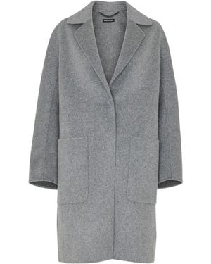 Whistles Women's Cassie Double Face Pocket Coat - Grey