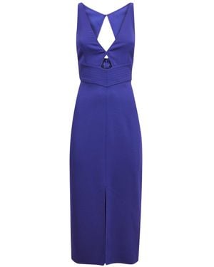【海外限定】REISSドレス☆Andressa Twist Neck Cut Out Midi Dr Reiss Twist Neck Cut Out Midi Dress in Natural | Lyst