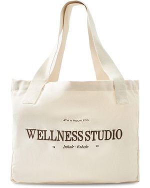 4th & Reckless Avenly Tote Bag - Natural