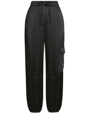 James Lakeland Sequin Pocket Trousers - Black
