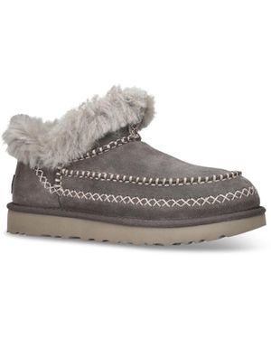 UGG Classic Ultra Mini Alpine Suede Ankle Boots - Grey