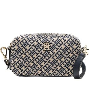 Tommy Hilfiger Th Jacquard Camera Bag - Grey