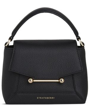 Strathberry Women's Mosaic Leather Mini Bag - Black