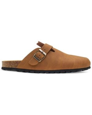 V.Gan Vegan Taro Comfort Footbed Slippers - Brown