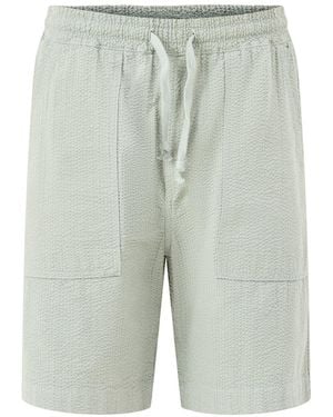 Service Works Seersucker Chef Shorts - Grey