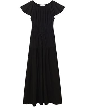 LK Bennett Carla Cotton-Lenzing Ecovero Viscose Maxi Dres - Black