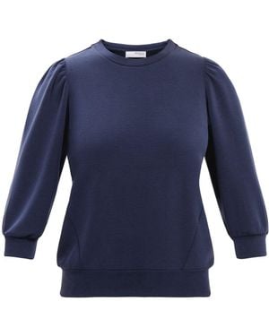 SELECTED Slftenny 3/4 Sweat Top - Blue