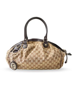 Le Prix Sukey Gg Canvas 2-Way Shoulder Bag - Metallic