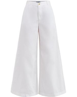 Polo Ralph Lauren Wide Leg Trousers Jeans - White