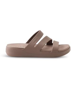 Crocs™ Getaway Strappy Sandals - Brown
