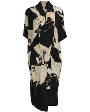 One Hundred Stars Rachel Stork Dress - Black