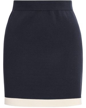 Forever New Farah Knitted Mini Skirt - Blue