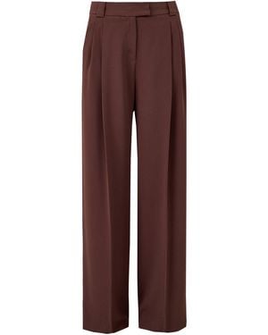 Marella Airone Wide Leg Trousers - Brown