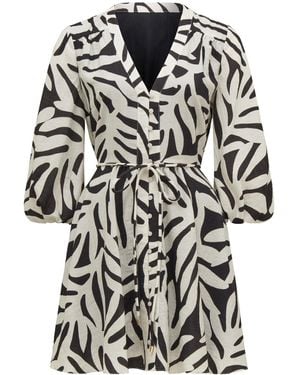 Forever New Alicia Rope Tie Mini Dress - White