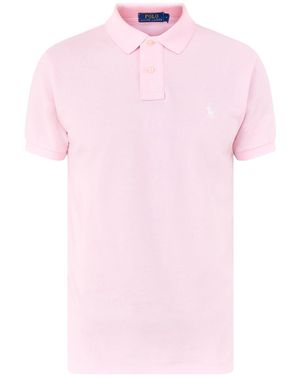 Polo Ralph Lauren Custom Fit Polo Top - Pink