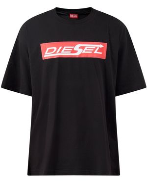 DIESEL Big Logo T-Shirt - Black