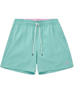 Polo Ralph Lauren Traveller Mid Length Swim Shorts - Green