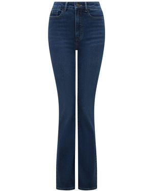 FRAGRANCE DU BOIS Phoebe Skinny Flared Leg Jeans - Blue