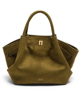 JW PEI Hana Mini Faux Suede Tote Bag - Green